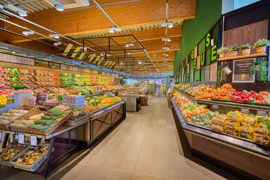 Standort Altenholz Erdbeerfeld Obst & Gemüse Abteilung